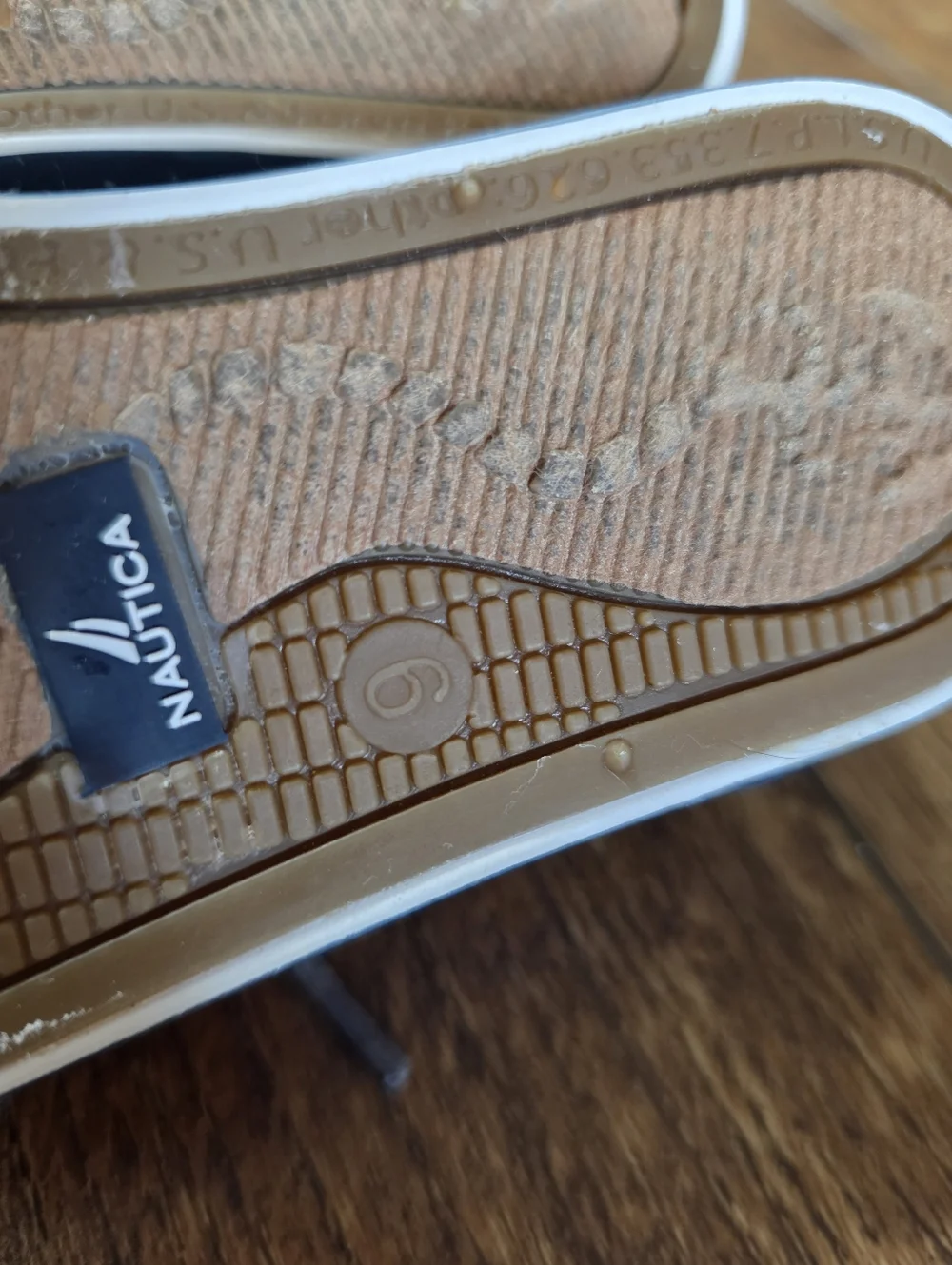 Nautica Kids Light Gray Canvas Moccasin Boat Shoes